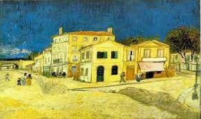 Apabila penghadang dibuka, barulah ukiran bunga matahari itu muncul. Van Gogh Bunga Matahari