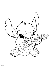 Pour la boule de glace du haut j'ai utilisé mon crayon bois vert foncé pour ma deuxième boule du vert claire et pour mon cône j'ai. Coloriage Stitch Gratuit A Imprimer