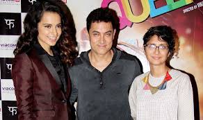 Perfect Actress With Perfectionist Kangana With Ameer Khan Aamir Khan Kiran Rao Latest Gossip