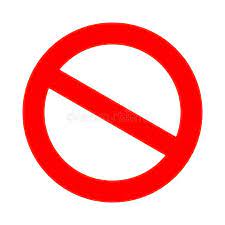 But many other skin conditions can cause the same symptom. Simple Red Circle Forbidden Sign Stock Illustration Illustration Of Alert Prohibited 129548590