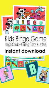 Bingo Cards For Kids Kids Bingo Game 30 Different Bingo Cards Calling Cards Letters Childrens Printable Bingo Digital Download Diy Kids Game Partituki Kidspartyideas K En 2020