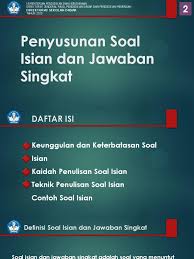 We did not find results for: 02 C Penulisan Soal Isian Singkat
