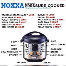 Pressure cooker malaysia price, harga; Noxxa Multifunction Pressure Cooker Kitchen Appliances On Carousell