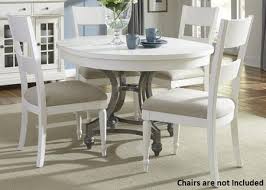 They can also be used instead of a kitchen island or kitchen counter because they are tall enough to be the perfect height for food prep. Liberty Furniture Dining Table 631t4254 White Appliances Connection