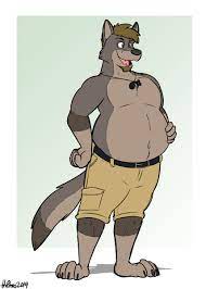 Chubby Wolf by CurtisLupus -- Fur Affinity [dot] net