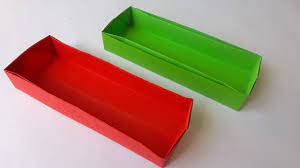 Yo he usado una caja de amazon normal y corriente. Caja Rectangular Origami Origami Paper Box Youtube