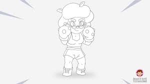 In the latest incredible brawl stars update, supercell released a new brawler called rosa! How To Draw Rosa Super Easy Brawl Stars Drawing Tutorial With Coloring Page Draw It Cute Cizim Kaleler Kursun Kalem