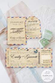 Vintage Boarding Pass Wedding Invitation Suite Vintage Etsy In 2021 Boarding Pass Wedding Invitation Ticket Wedding Invitations Passport Wedding Invitations
