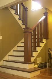 Pin By Meredith Hill On Craftsman Homes Craftsman Staircase Craftsman House Stairs