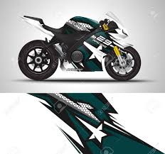 ✓ free for commercial use ✓ high quality images. Motorcycle Sportbikes Wrap Decal And Vinyl Sticker Design Royalty Free Cliparts Vectors And Stock Illustration Image 146274775