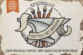 Procreate brush, stamp, stamp brush, tattoo guid, procreate tattoo, tattoo stamp, tattoo, procreate tattoo stamp,bird, flowers nuishop 5 out of 5 stars (28) $ 7.47. Tattoo Art Brushes Procreate Design Cuts