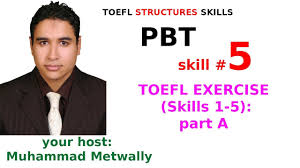 Choose the letter of the word or group of words that 9. Toefl Structures Skills 5 60 Toefl Exercise Skills 1 5 Youtube