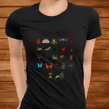Insects developed on earth long before humans did. Kids Types Of Insects Bug Identification Science T Shirt Novelty Girls