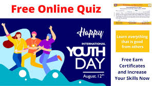 Maybe you would like to learn more about one of these? Free Quiz Of International Youth Day 2020 Free Certificates Free Nss Certificates Youtube