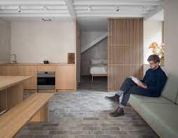 A Garage Converted Into A Stylish Studio Apartment Porteous Studio Vacation Rental In Edinburgh Interior Home Residential Interior