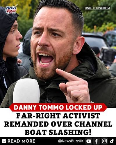 Anti-migrant activist Daniel Thomas, widely known on social media as “Danny Tommo,” has been remanded into custody following a hearing at Portsmouth Crown Court on Tuesday, September 29, 2026. The 37-