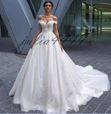 Country Champagne Tulle Wedding Dresses 2019 Elegant Off Shoulder A Line Bride Bridal Gowns With Ap Wedding Dresses Wedding Dresses Romantic Beach Wedding Gown