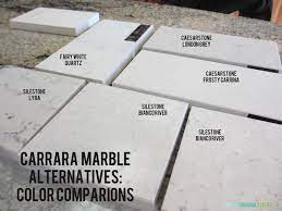 Most of the people opt for the granite option as it offers more durability and strength, while offering the best of looks. Alternatives To Carrara Marble Tiles Life On Virginia Street Kitchen Plans Life On Virginia Street Carrara