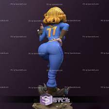 Vault Girl 3D Model Fallout STL Files | SpecialSTL