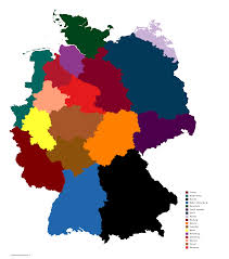 Map A Partitioned Germany Part 2 Of The Partitioned Series Map Germany Data Charts