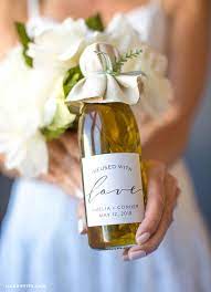 Wow Your Guests With These Diy Infused Olive Oil Wedding Favors Olive Oil Wedding Favors Simple Wedding Favors Wedding Gift Favors