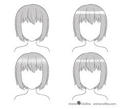 This way it can be drawn quickly, with exaggerated shading that conceals the lack of in this tutorial, i will show you how to draw various manga hairstyles: Different Ways To Draw Anime Hair Highlights Animeoutline