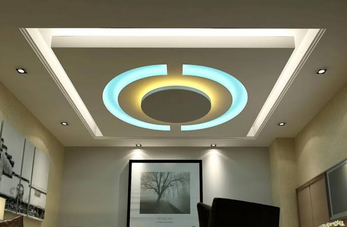 Decorative gypsum ceiling