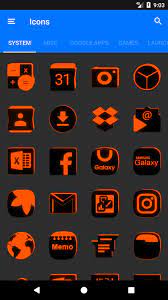 This icon appears when you use workout. Flat Black And Orange Icon Pack Free For Android Apk Download