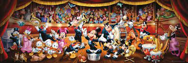 Disney+ princess 1000 pieces panorama puzzle. Disney Orchestra 1000 Teile Panorama Puzzle Clementoni