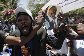 In 1994, she went to work for aristide's government in exile in washington, d.c. Hundreds Greet Aristide On Return To Troubled Haiti