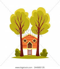 ✅ free shipping on many items! Tree House Children Vector Photo Free Trial Bigstock