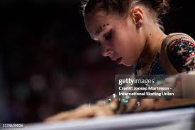 Oona Brown and Gage Brown of the United States compete in the Junior...  News Photo