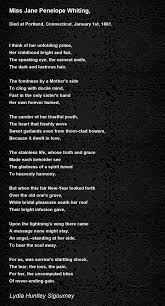 Miss Jane Penelope Whiting,