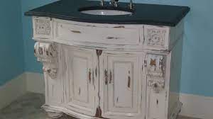 To complete your shabby chic bath you can buy shabby chic accessories. Shabby Chic Bathroom Vanity Youtube