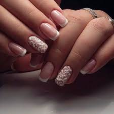 See more ideas about nails, cute nails, gel nails. Nail Art 3124 Best Nail Art Designs Gallery Bestartnails Com Ring Finger Nails Bridal Nails Cute Nail Designs
