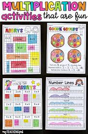 Second Grade Multiplication Worksheets Distance Learning In 2020 Teaching Multiplication Multiplication Learning Math
