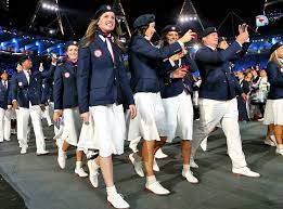 The modern olympic games or olympics are leading international sporting events featuring summer and winter sports competitions in which thousands of athletes from around the world participate in a variety of competitions. Blazers And Berets From Olympic Opening Ceremonies Fashion Rewind Opening Ceremony Fashion Olympics Opening Ceremony Opening Ceremony