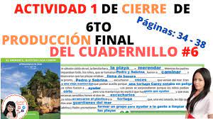 Yeyecr está esperando tu ayuda. Actividad 1 De Cierre De 6to Del Cuadernillo 6 Produccion Final Paginas Youtube