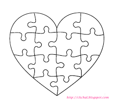 Maybe you would like to learn more about one of these? Free Heart Shaped Puzzle Template