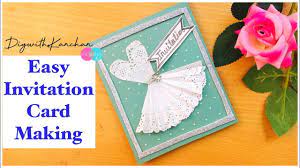 Just have a look at the post and find out how. Easy Invitation Card Making Invitation Card For Birthday Farewell Girls Diy Birthday Card For Girls Youtube
