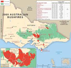 Map Of The Black Saturday Bushfires In Victoria Australia 2009 Black Saturday Australia History Map