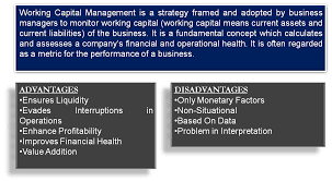 Advantages And Disadvantages Of Working Capital Management Efinancemanagement Com Financial Strategies Management Budgeting Finances