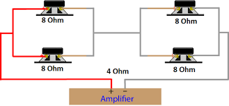 You can wire both speakers in parallel for 4. Diagram Wiring Diagrams For 4 8 Ohm Speakers Full Version Hd Quality Ohm Speakers Jdiagram Fimaanapoli It