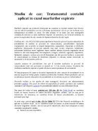 Capitolele referatului se pot numerota cu litere romane sau arabe, iar subcapitolele cu litere arabe, prima doar în cazul în care informația din cadrul lucrării îi aparține în totalitate autorului, bibliografia nu. Tratament Contabil Marfuri Expirate