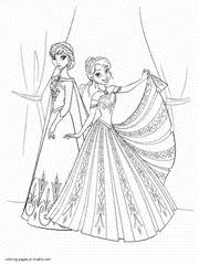 Coloring anna games and elsa frozen birthday colouring. Frozen Coloring Pages Free Printable Pictures For Girls