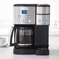Picking a coffee maker is one of the most important kitchen appliance decisions we will make, and it can be a daunting task. Cuisinart Coffee Center And Single Serve Brewer With Glass Carafe Williams Sonoma