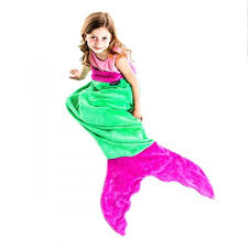 Check spelling or type a new query. Blankie Tails Kids Green Pink Mermaid Tail Blanket