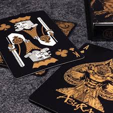 Black And Gold Tarot Deck Black White Gold Asura Playing Cards From Card Experiment Baralho