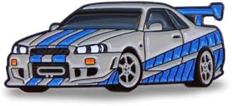 Amazon.com: Paul Walkers Skyline R34 GTR V-Spec Enamel Pin - Fast and  Furious GT-R JDM Style Lapel Pin - For Hats, Backpacks, Shirts & More :  Clothing, Shoes & Jewelry