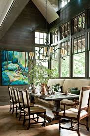 Naturally Inspired Georgia Lake House Lake House Dining Room Lake House Dining Farmhouse Dining Rooms Decor